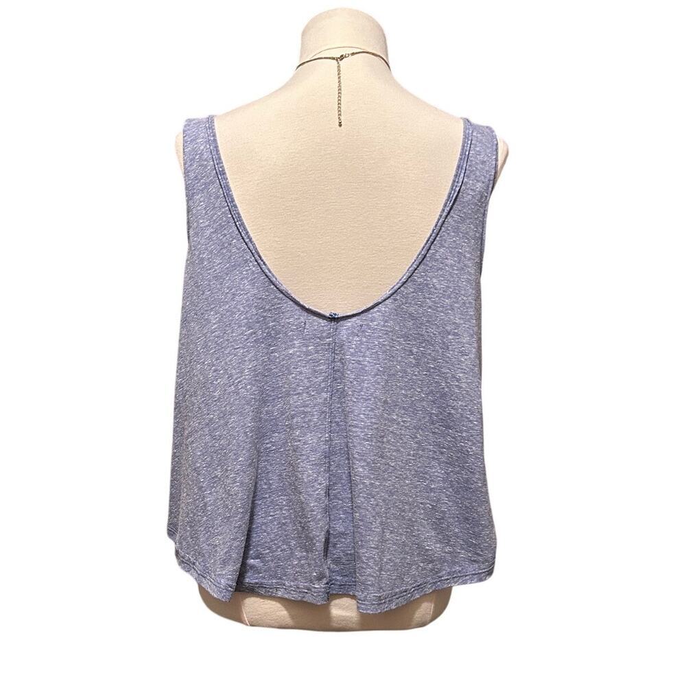 Free People We The Free Carly Scoop Neck Cobalt Blue Tank Top Women’s Size Large - Picture 2 of 10